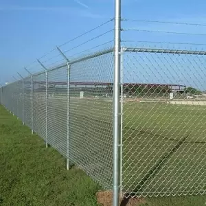 Galvanized Chain Link Fence 1.5m high x 10m