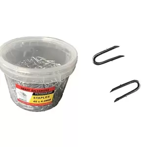 U shape Staple with barbs