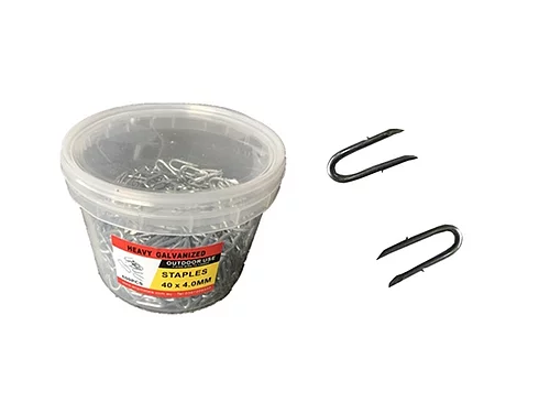 U shape Staple with barbs