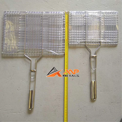 BBQ Folded Grill Basket Stainless Steel