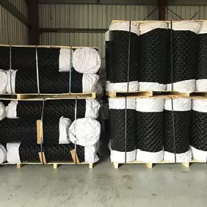 Black PVC Coated Chain Link Fence 10 Meters (Only available in Melbourne and Adelaide)
