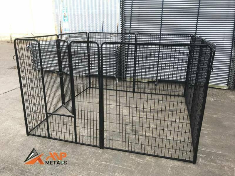 Black Puppy Pen (2m x 1m x 1.2m or 2m x 2m  x 1.2m)