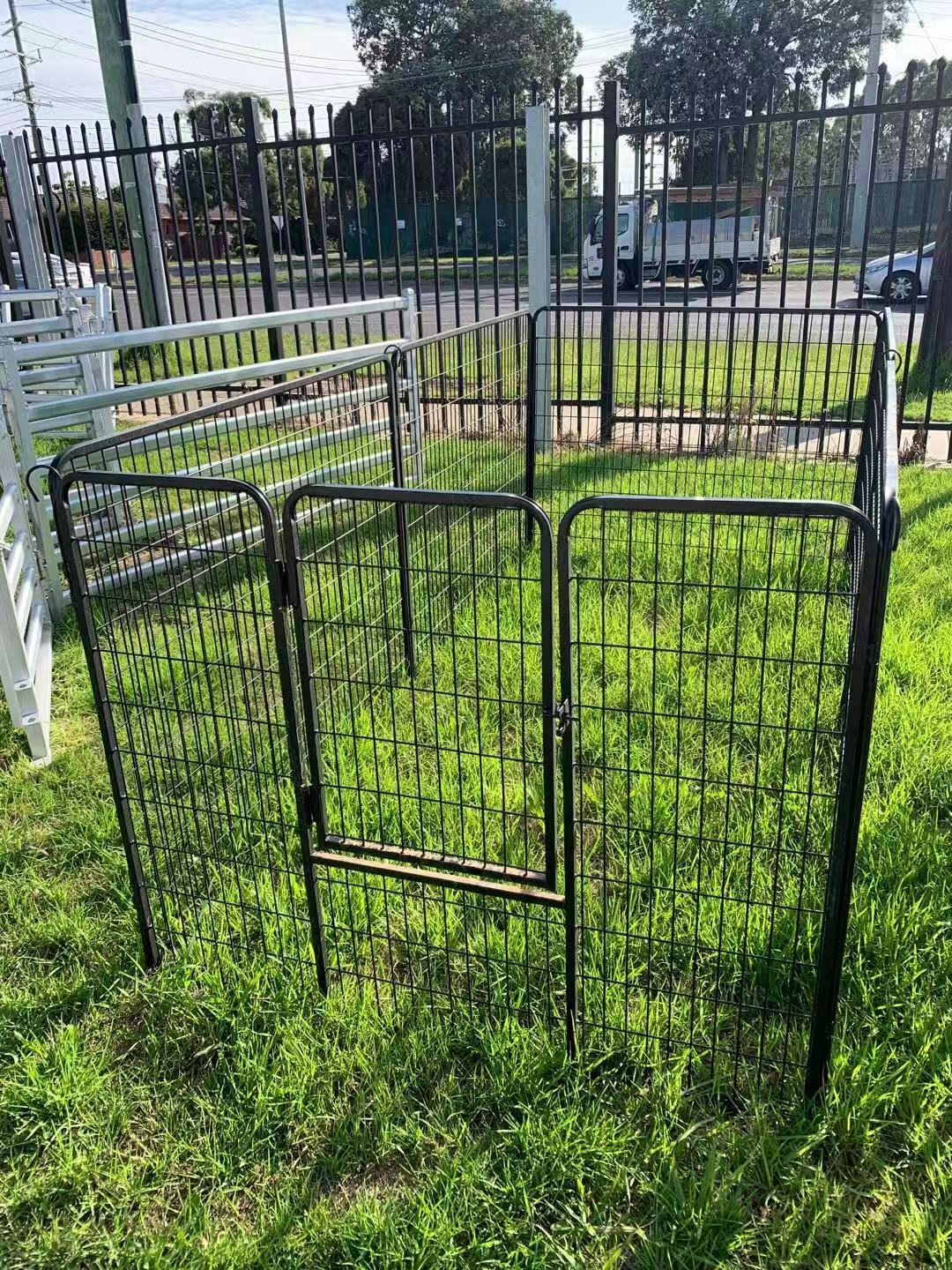 Black Puppy Pen Gate (1mW x 1.2mH or 1.2mW x 1mH)