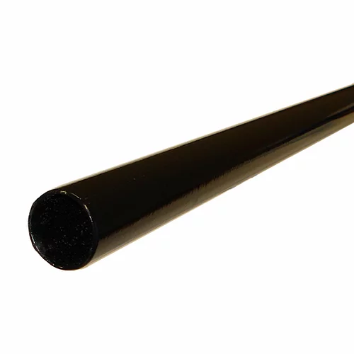 Black Coated Steel Post / Rail 3m NB32 OD42mm 2.0mm thickness