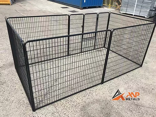 Black Puppy Pen (2mL x 1mW x 1.2mH or 2.4mL x 1.2mW x 1mH)