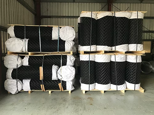 Black PVC Coated Chain Link Fence mesh  (0.9mx10m)